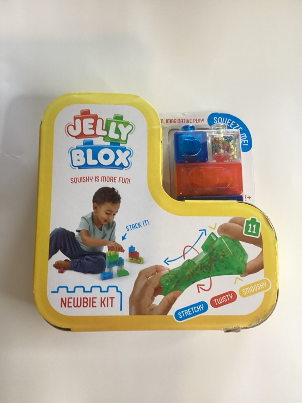 New Jelly Blox Newbie Kit Squishy Building Blocks Sensory Toy Stackable Stretchy